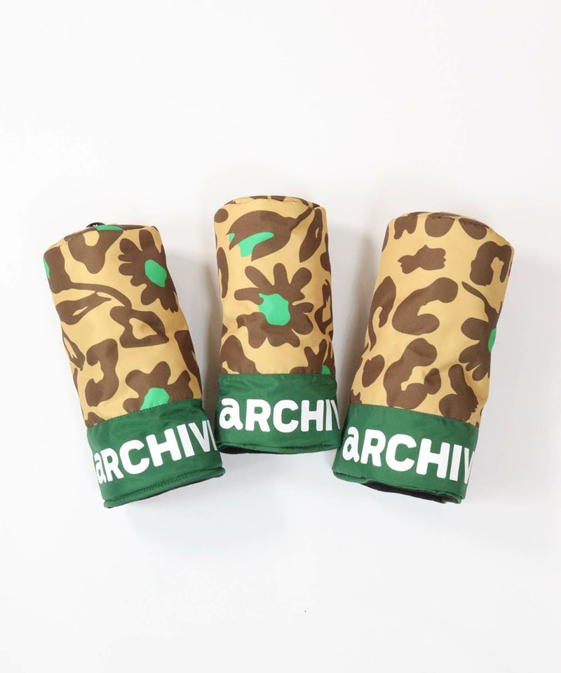 ヒョウ柄ヘッドカバー（ＤＲ）(ベージュ)