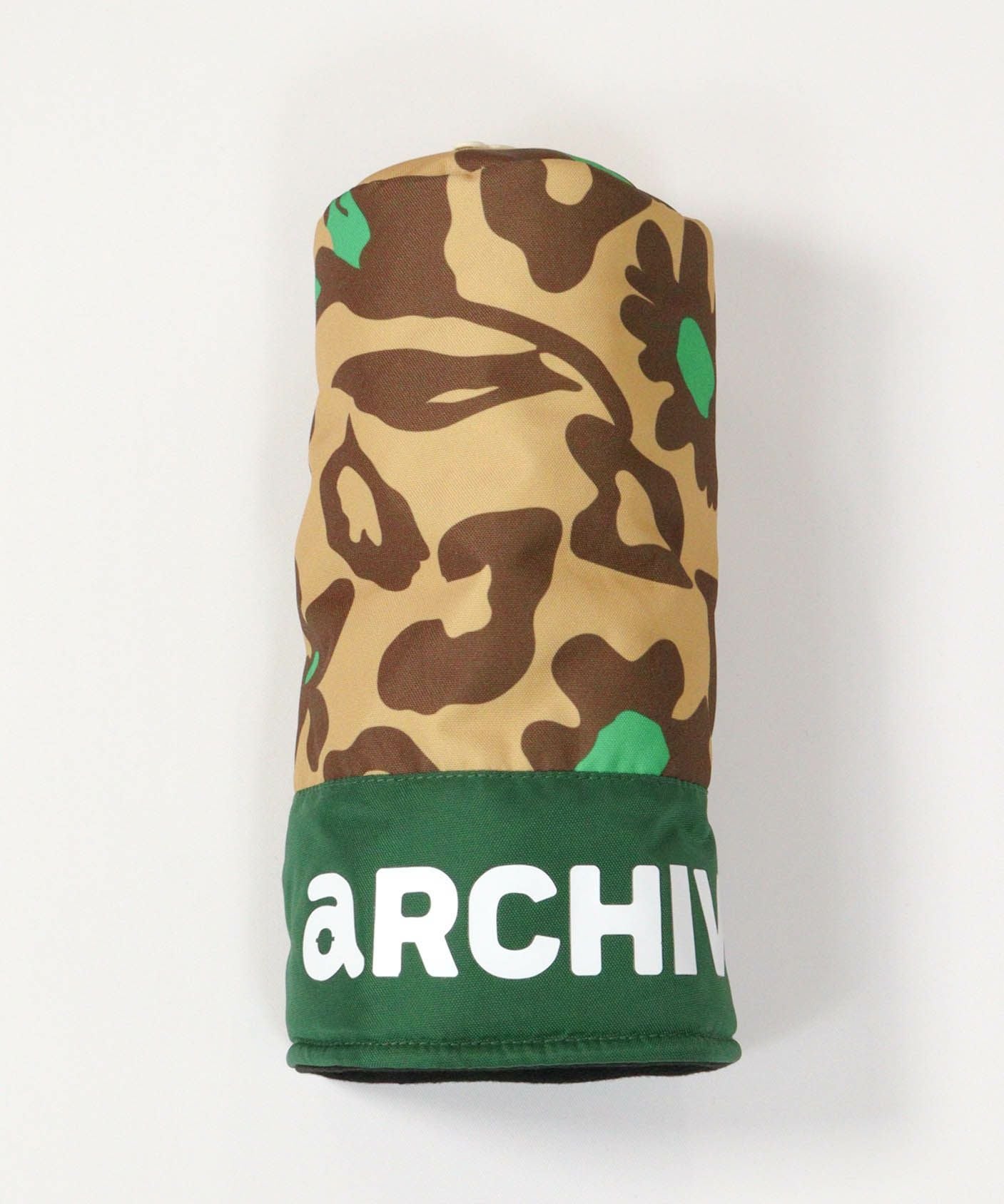 ヒョウ柄ヘッドカバー（ＦＷ）(ベージュ)前