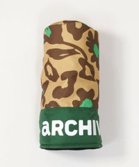 ヒョウ柄ヘッドカバー（ＦＷ）(ベージュ)前