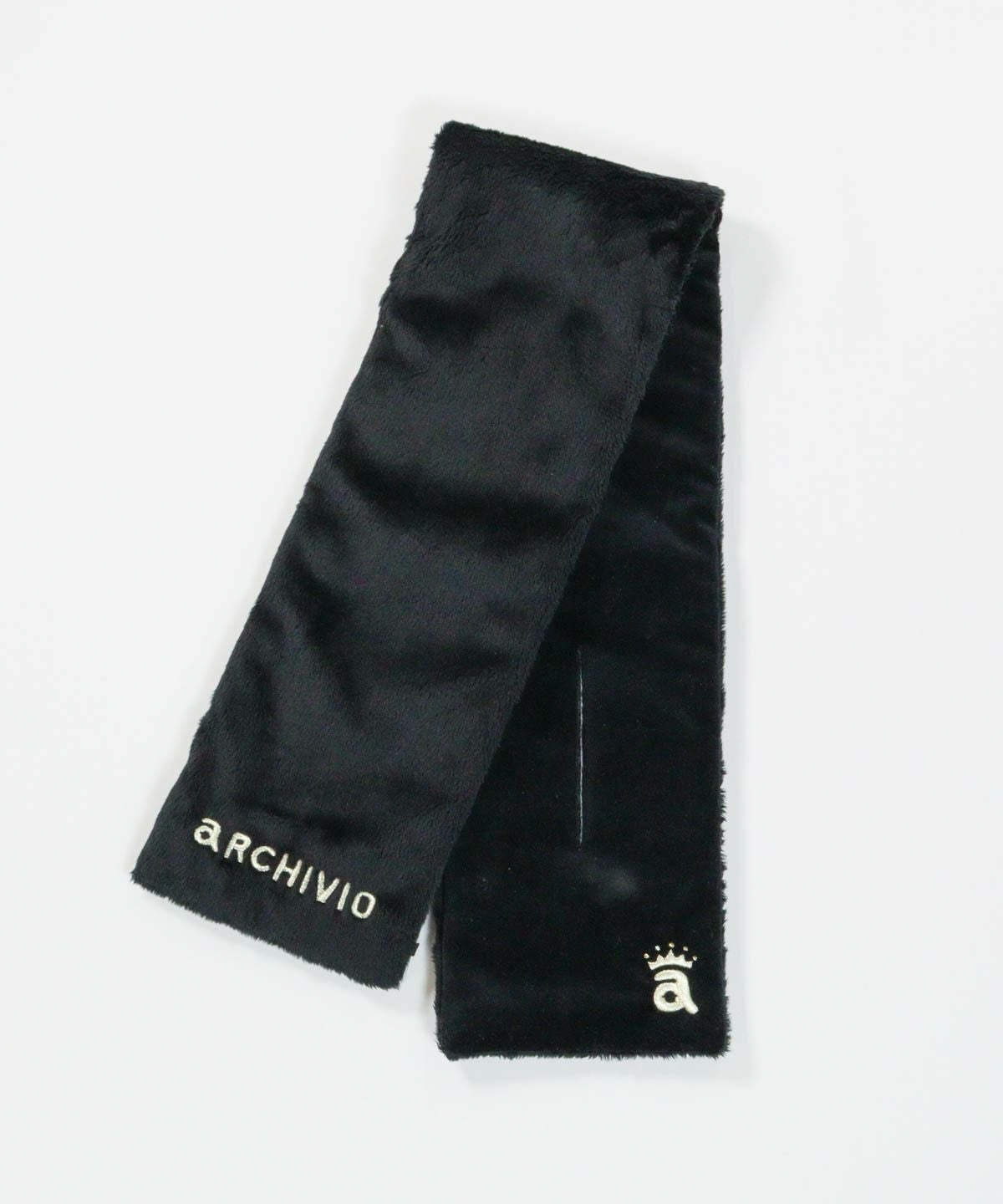 エコファーネックウォーマー（ブラック）