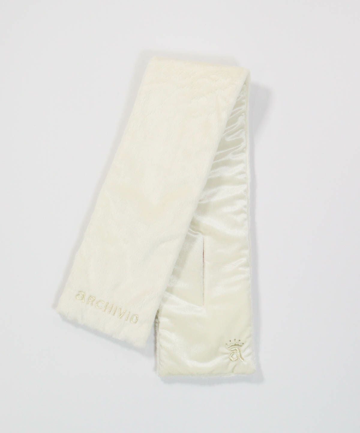 エコファーネックウォーマー（ホワイト）