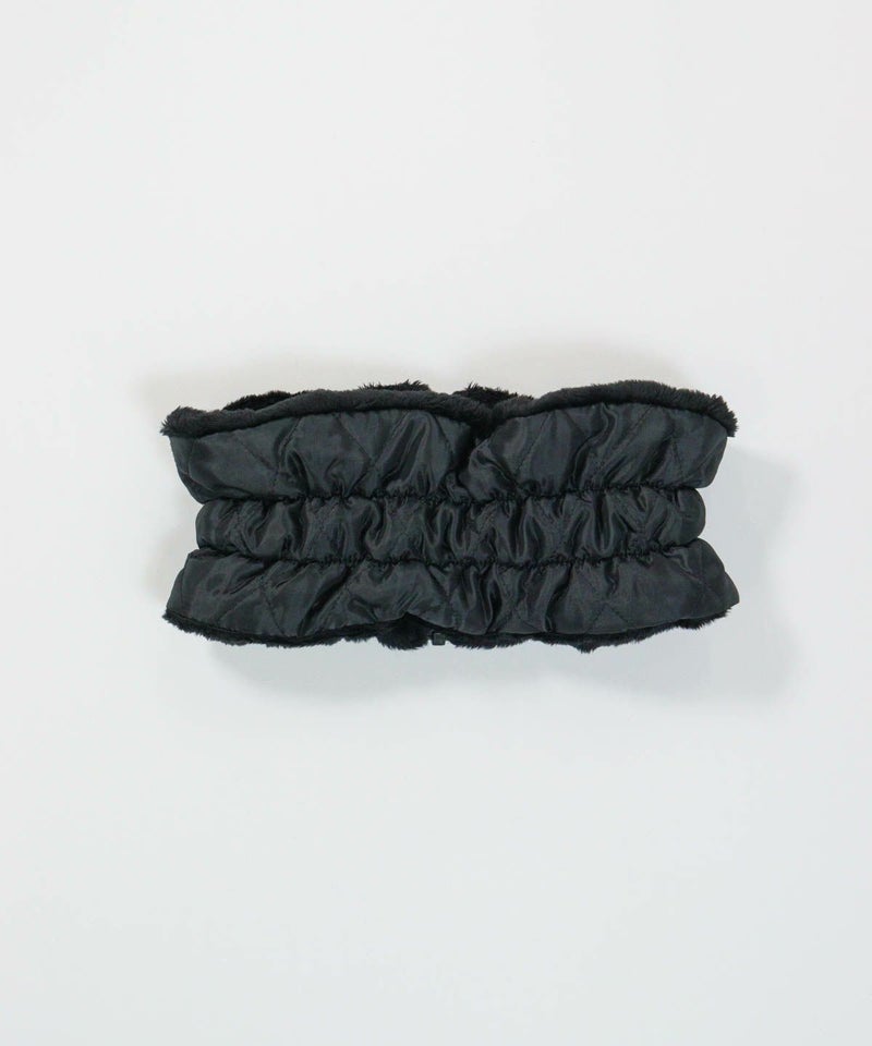 リバーシブルネックウォーマー裏（ブラック）