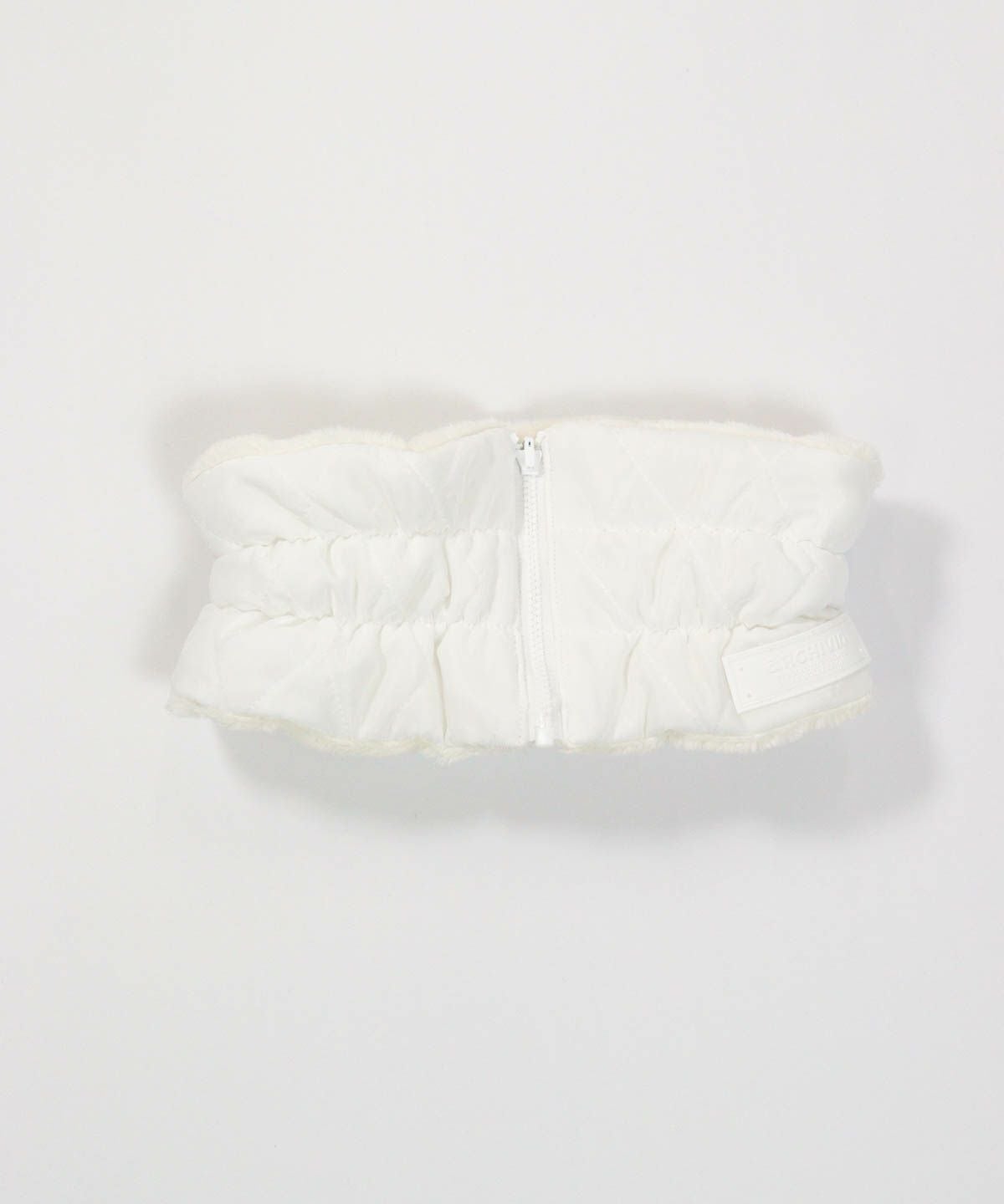 リバーシブルネックウォーマー裏（ホワイト）