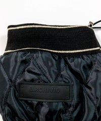 ロゴラバーワッペン部分（ブラック）