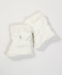 リバーシブルショートレッグウォーマー（ホワイト）