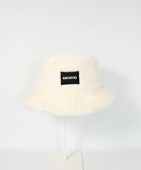 ワッペン付きファーハット
