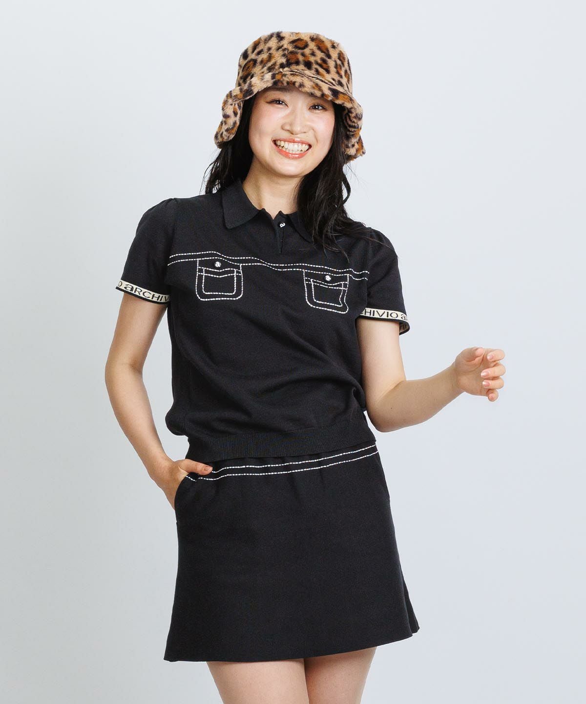 モデル着用画像(レオパード)