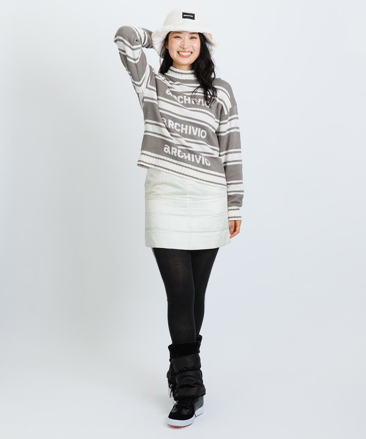 モデル着用画像(ホワイト)