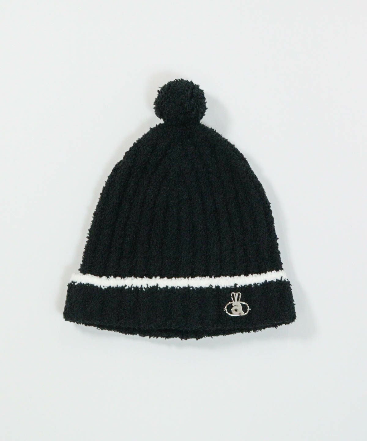 モールニット帽(ブラック)前