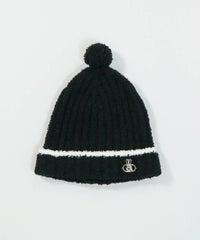 モールニット帽(ブラック)前