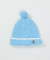 モールニット帽(ライトブルー)