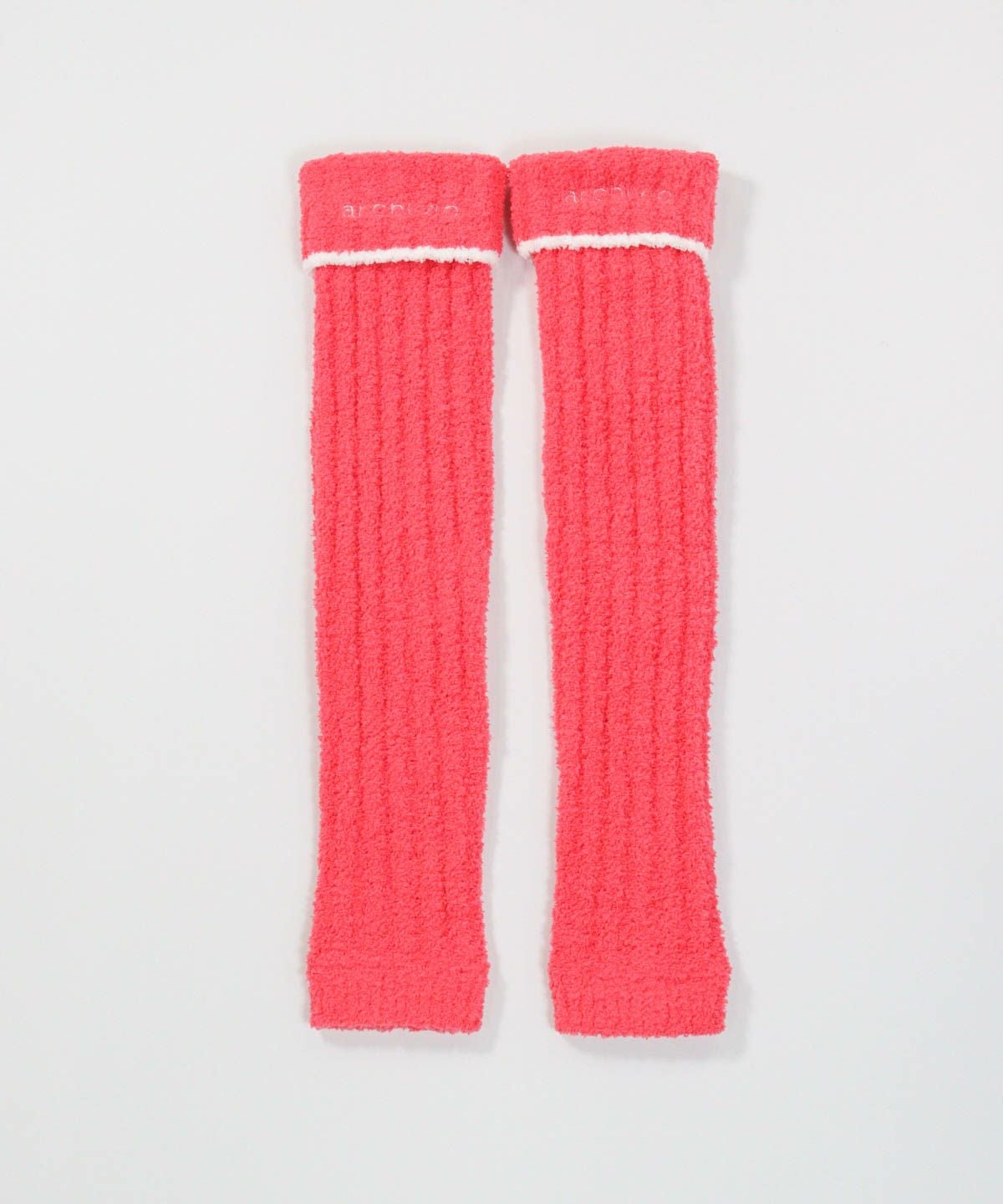 モールニットレッグウォーマー(ピンク)