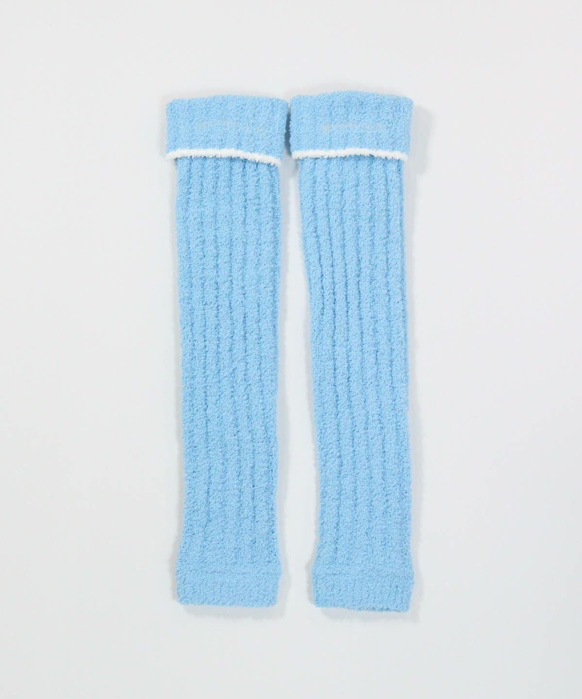 モールニットレッグウォーマー(ライトブルー)