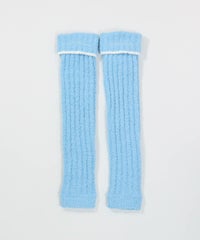 モールニットレッグウォーマー(ライトブルー)