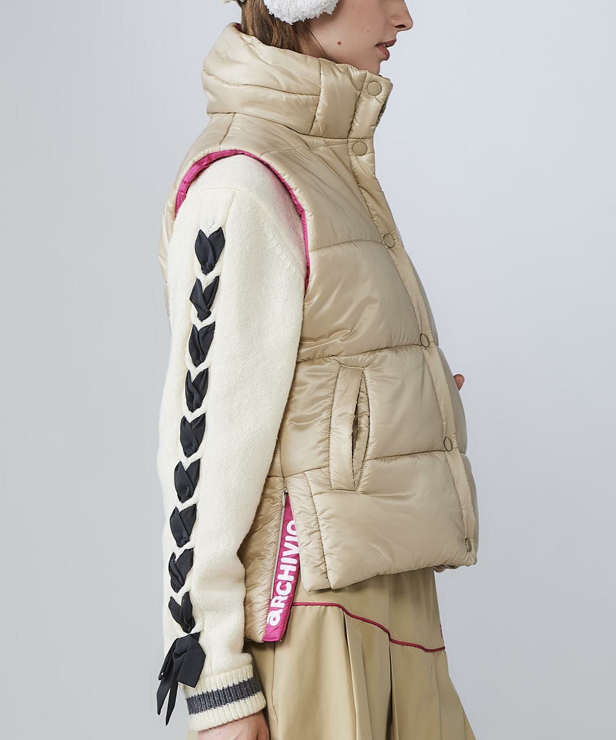 中綿サイドロゴベスト|アルチビオ - ゴルフウェアや婦人服通販