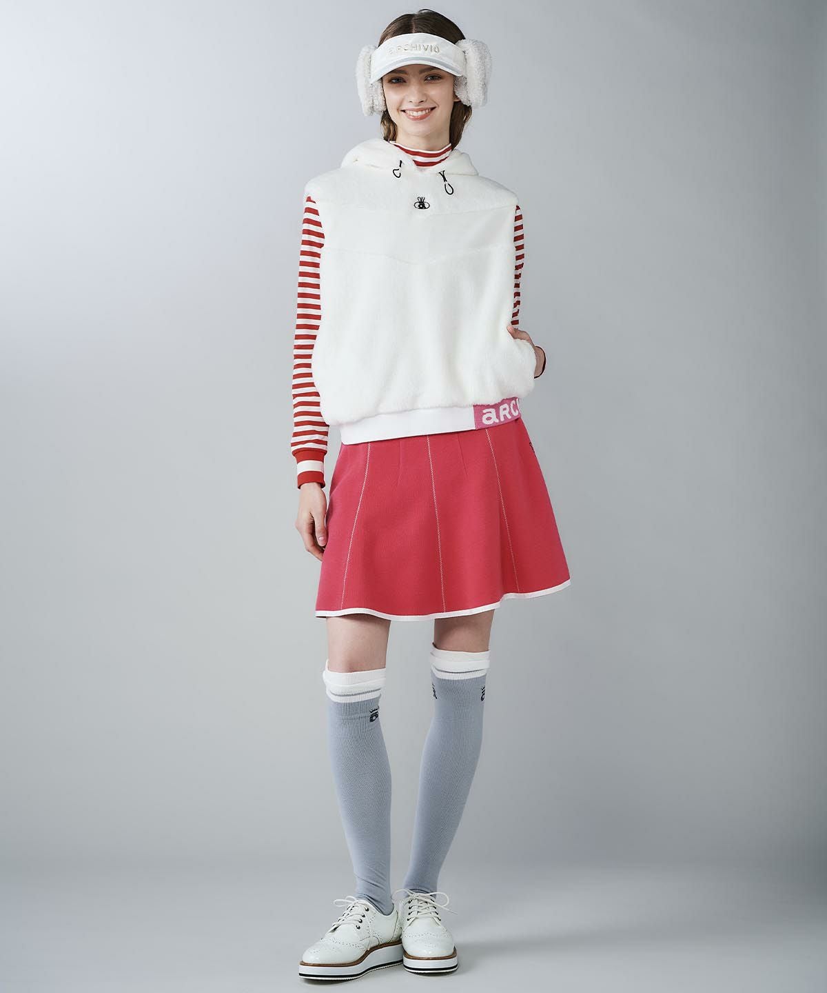 UV速乾ニットソーフレアスカート|アルチビオ - ゴルフウェアや婦人服通販