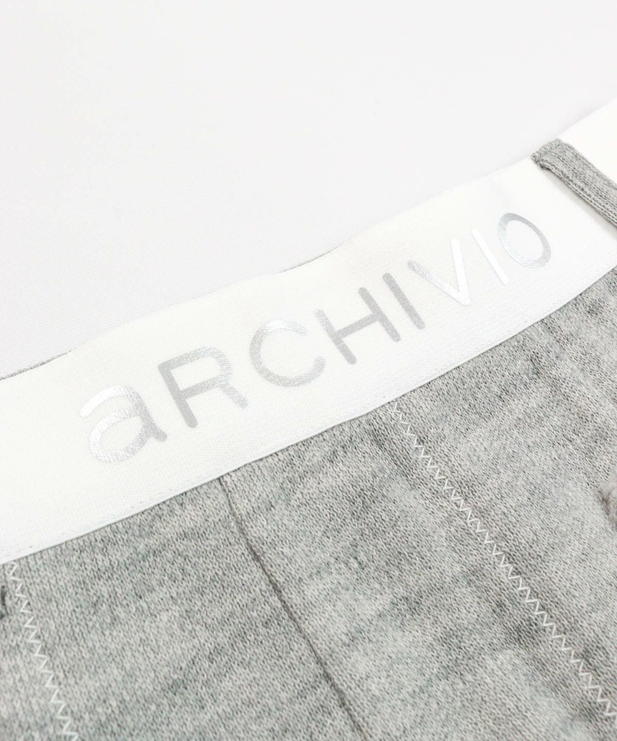 ウエスト部分ロゴ(グレー)