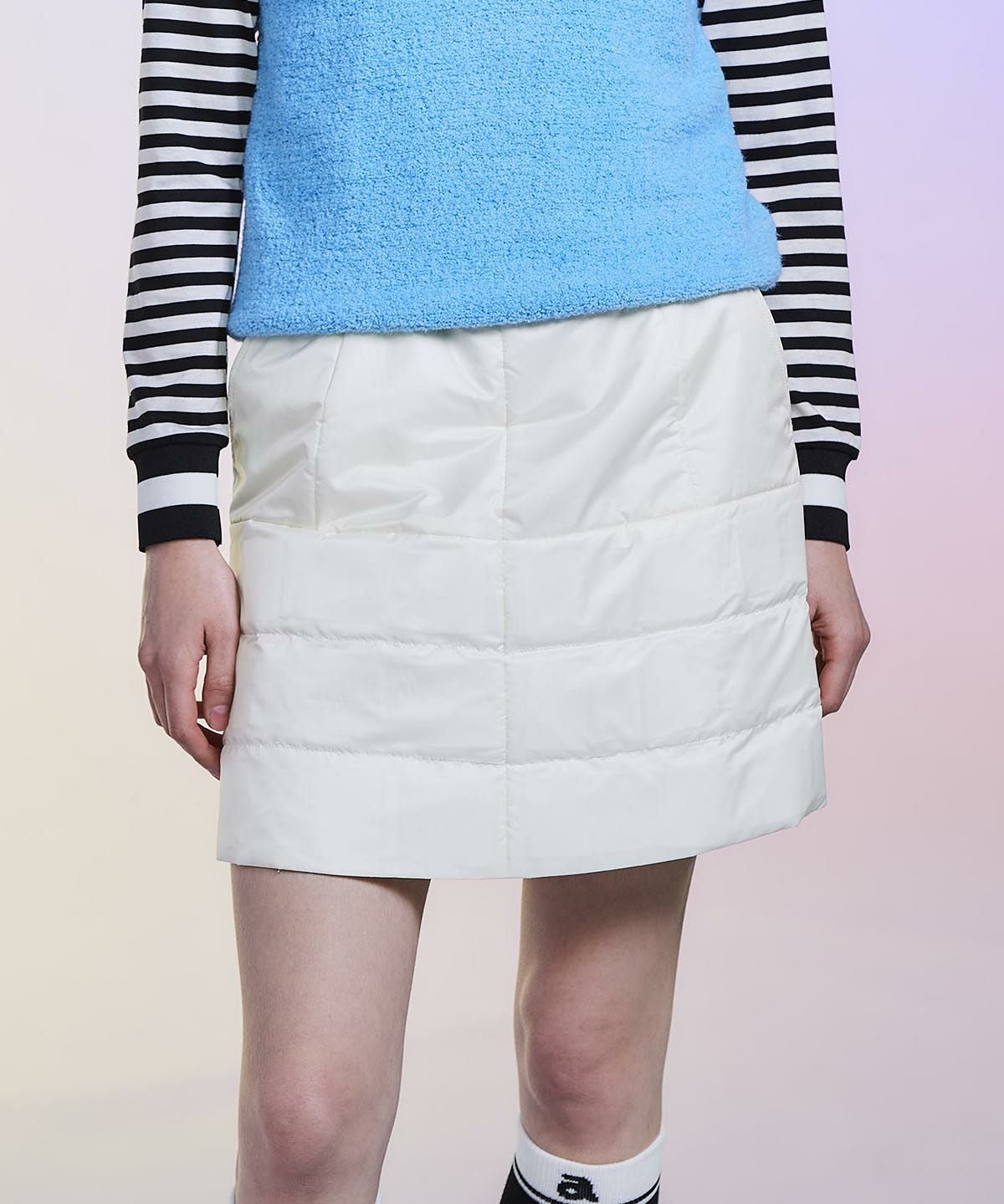 防風保温中綿キルトスカート|アルチビオ - ゴルフウェアや婦人服通販