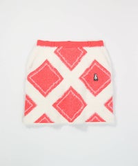 フェザーヤーン保温ニットスカート（オレンジ）