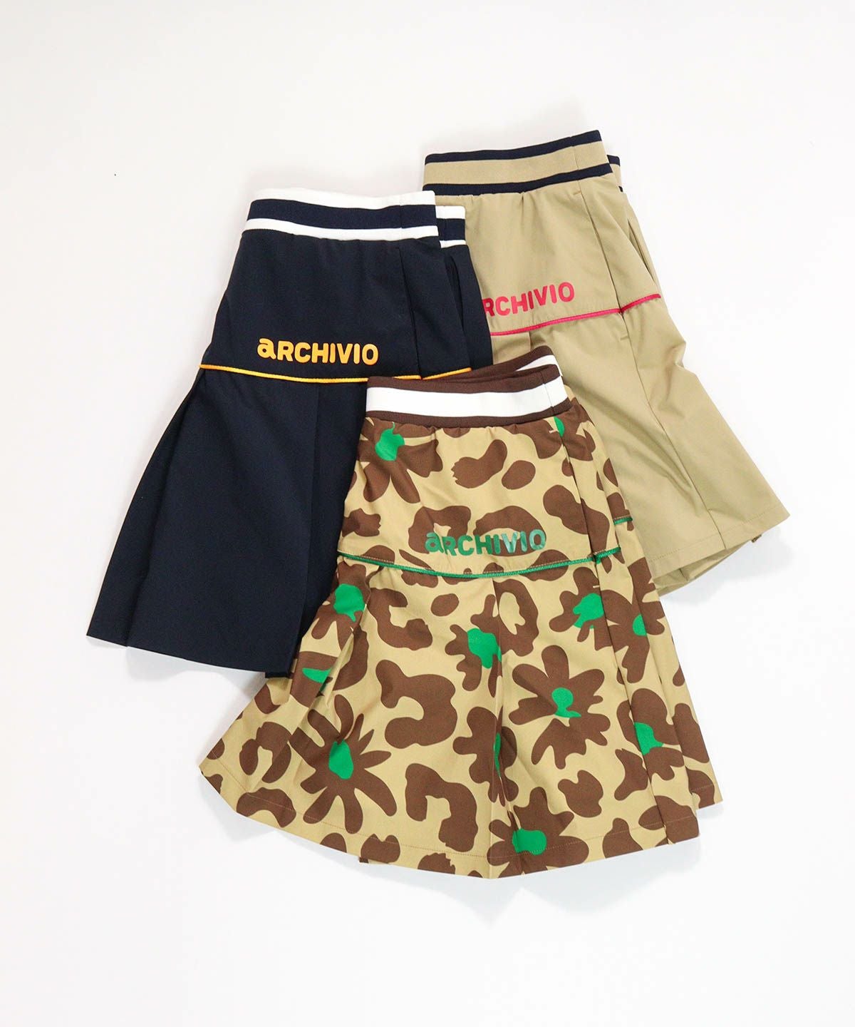 プリーツ切替撥水スカート|アルチビオ - ゴルフウェアや婦人服通販