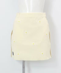 マーガレットニットスカート(アイボリー)前