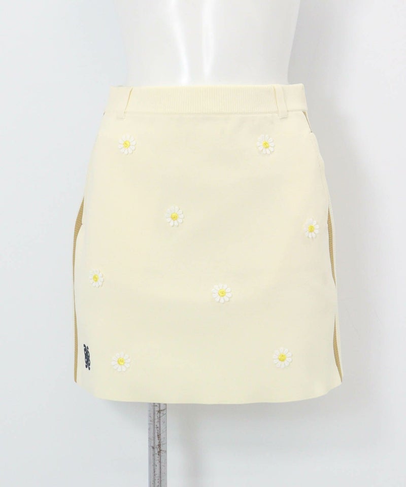 マーガレットニットスカート(アイボリー)前