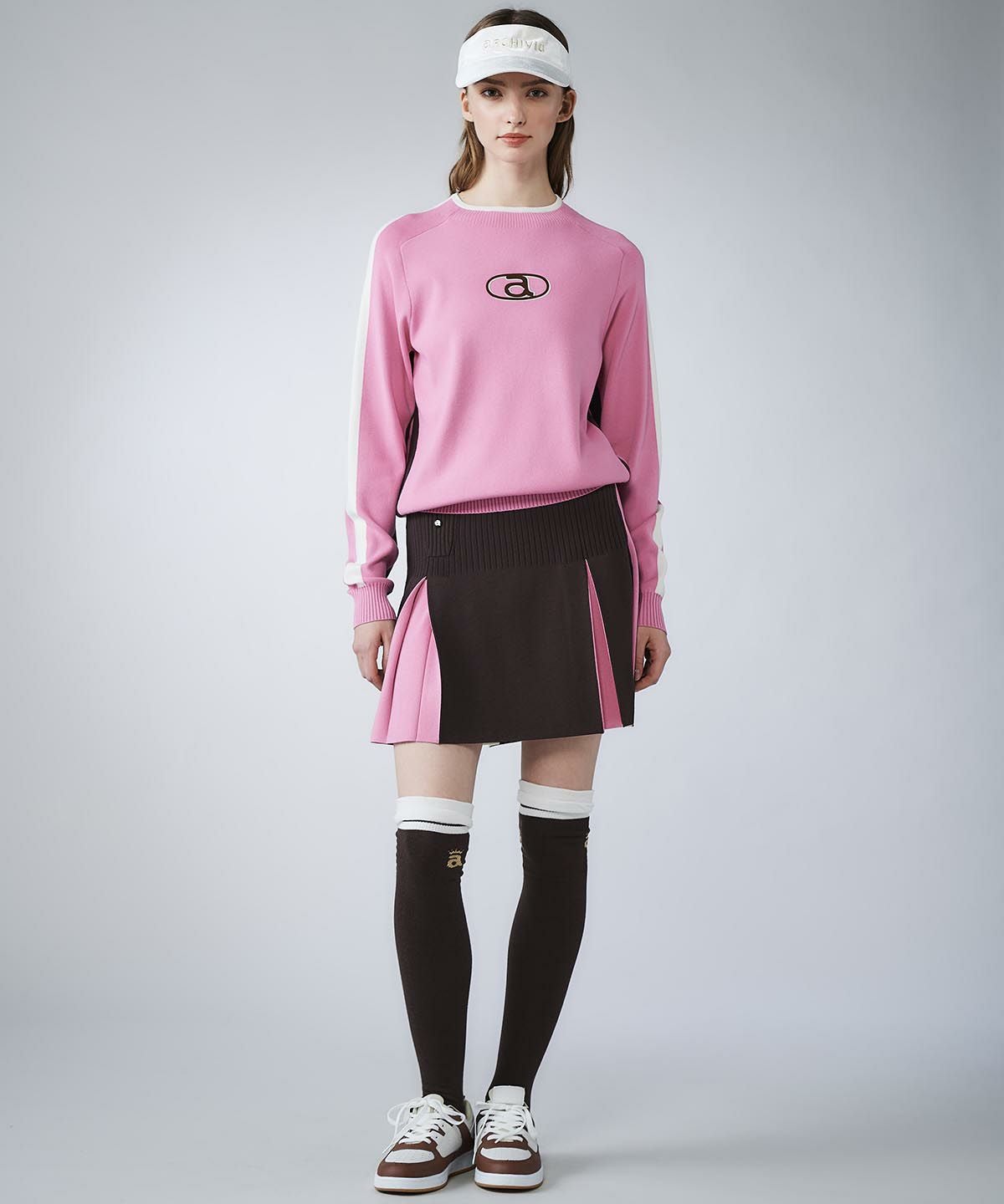 カラーライン配色ニット|アルチビオ - ゴルフウェアや婦人服通販