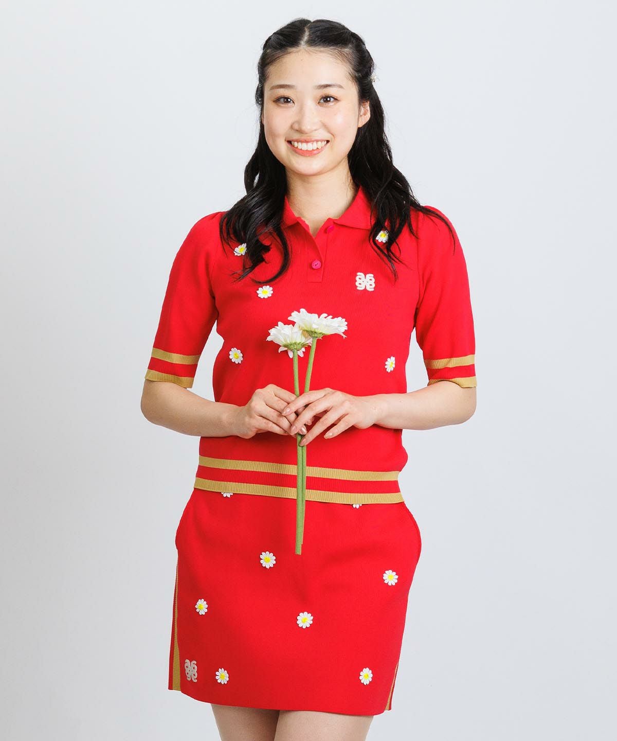 マーガレットニットポロシャツ|アルチビオ - ゴルフウェアや婦人服通販
