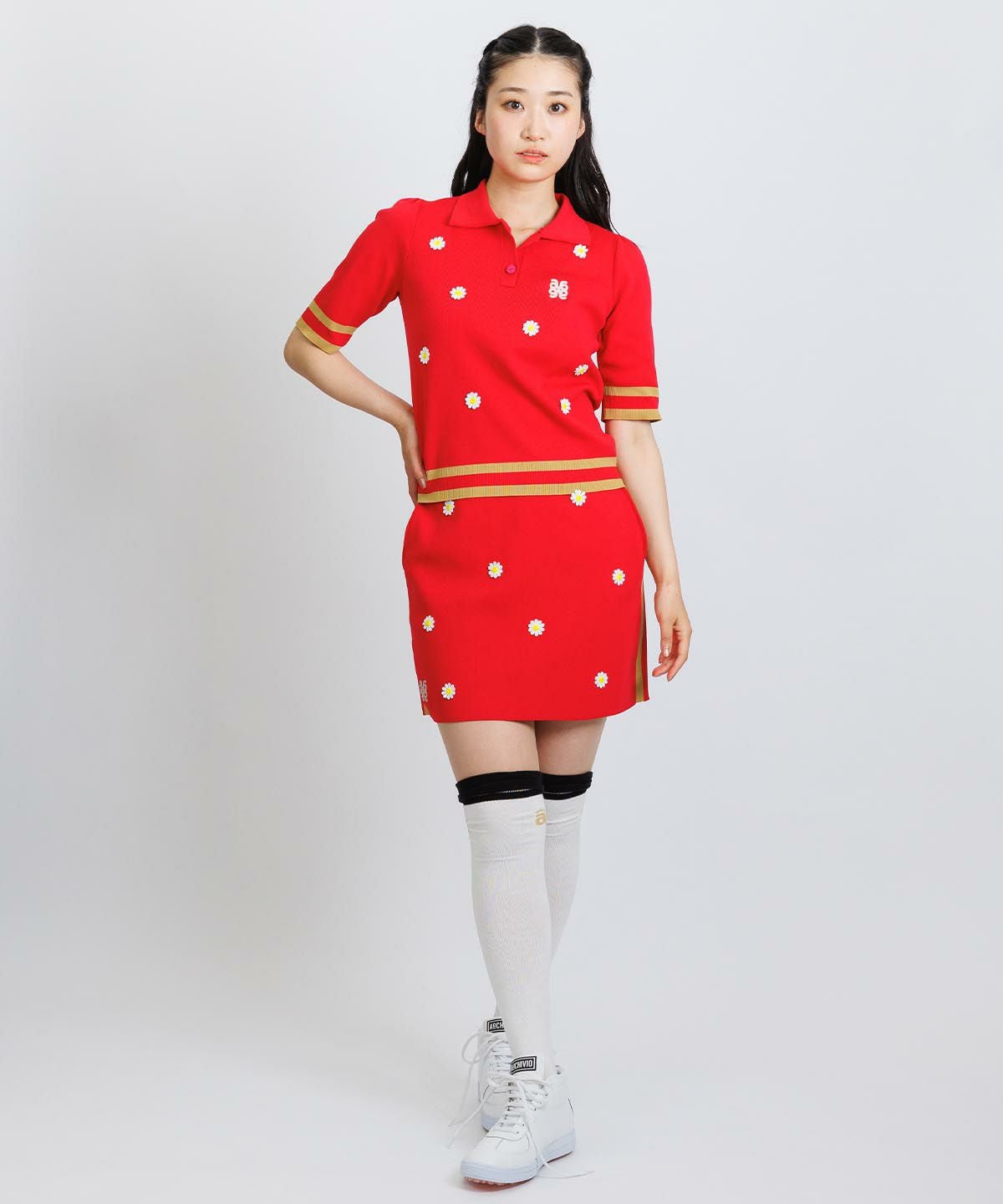マーガレットニットポロシャツ|アルチビオ - ゴルフウェアや婦人服通販