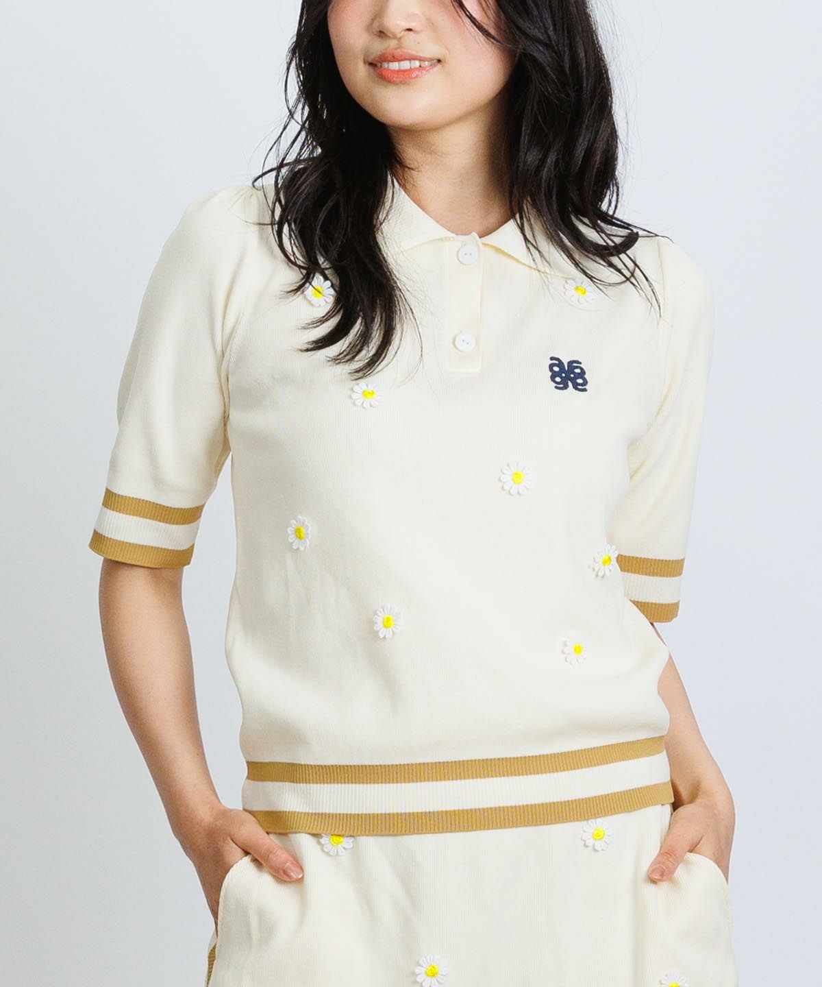 モデル着用画像(アイボリー)