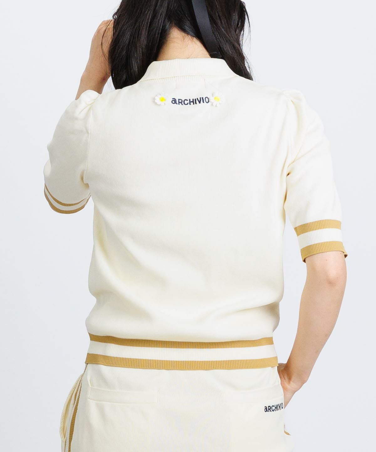 マーガレットニットポロシャツ|アルチビオ - ゴルフウェアや婦人服通販
