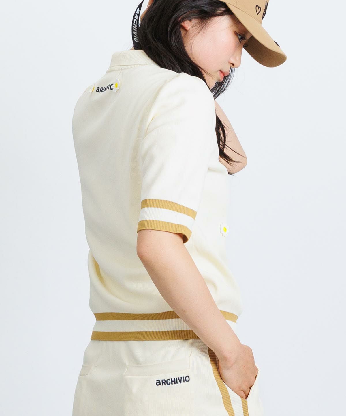 モデル着用画像(アイボリー)