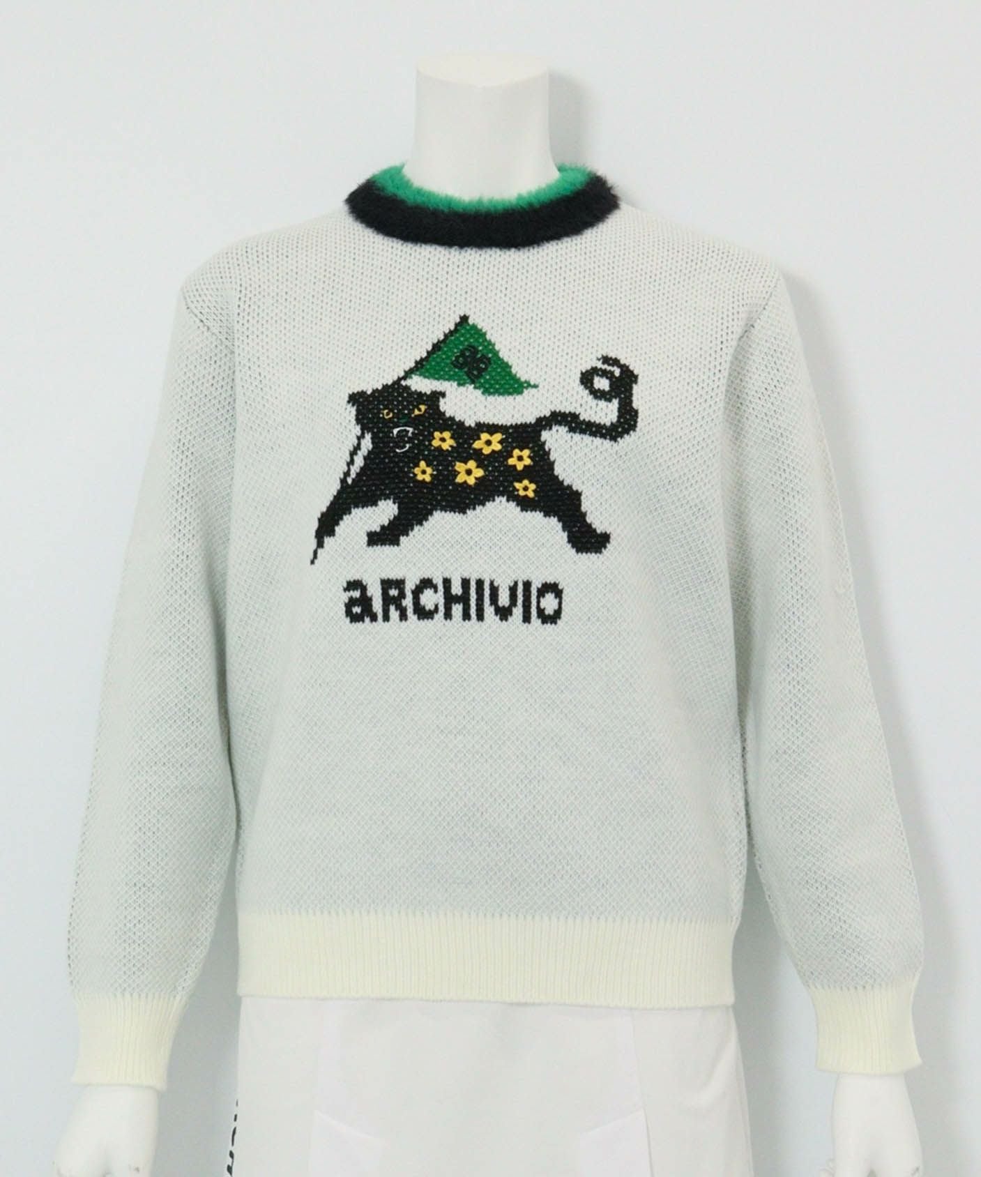 黒ヒョウジャガードニット|アルチビオ - ゴルフウェアや婦人服通販