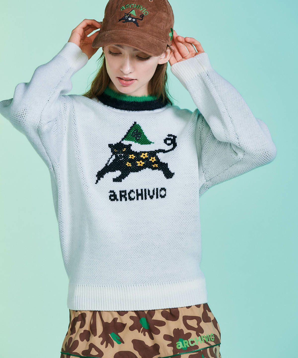 モデル着用画像(ホワイト)