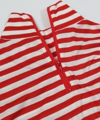 バックファスナー部分（レッド）