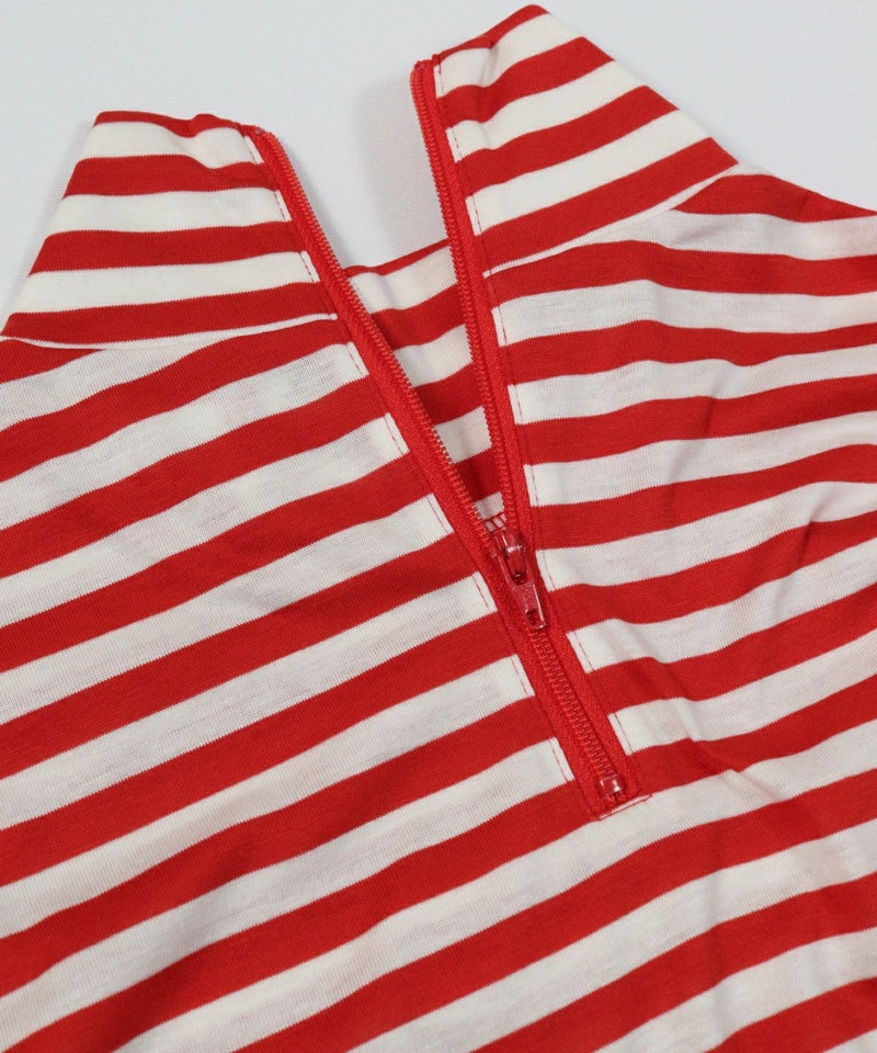 バックファスナー部分（レッド）