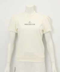 袖ファー切替プルオーバー(ホワイト)前