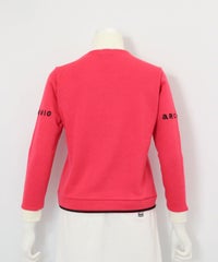 フロントラインニットソー(ピンク×ホワイト)後ろ