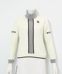 フロントラインニットソー(ホワイト×グレー)前