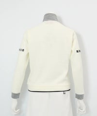 フロントラインニットソー(ホワイト×グレー)後ろ