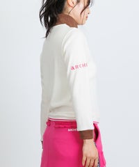 モデル着用画像(ホワイト×ブラウン)