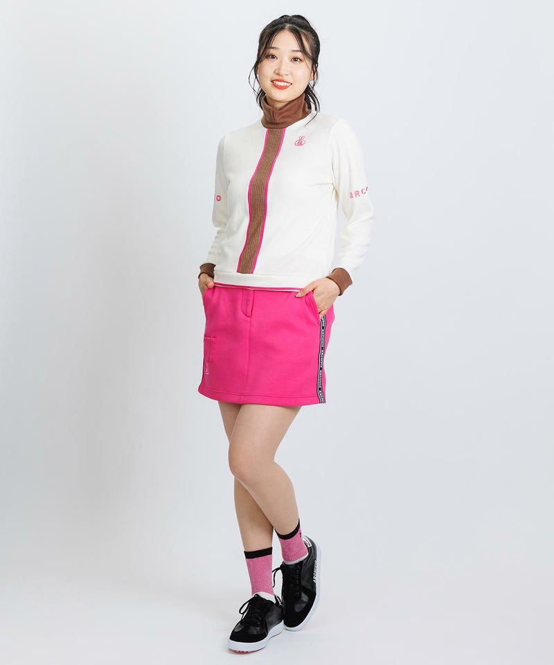 モデル着用画像(ホワイト×ブラウン)