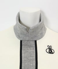 首元(ホワイト×グレー)