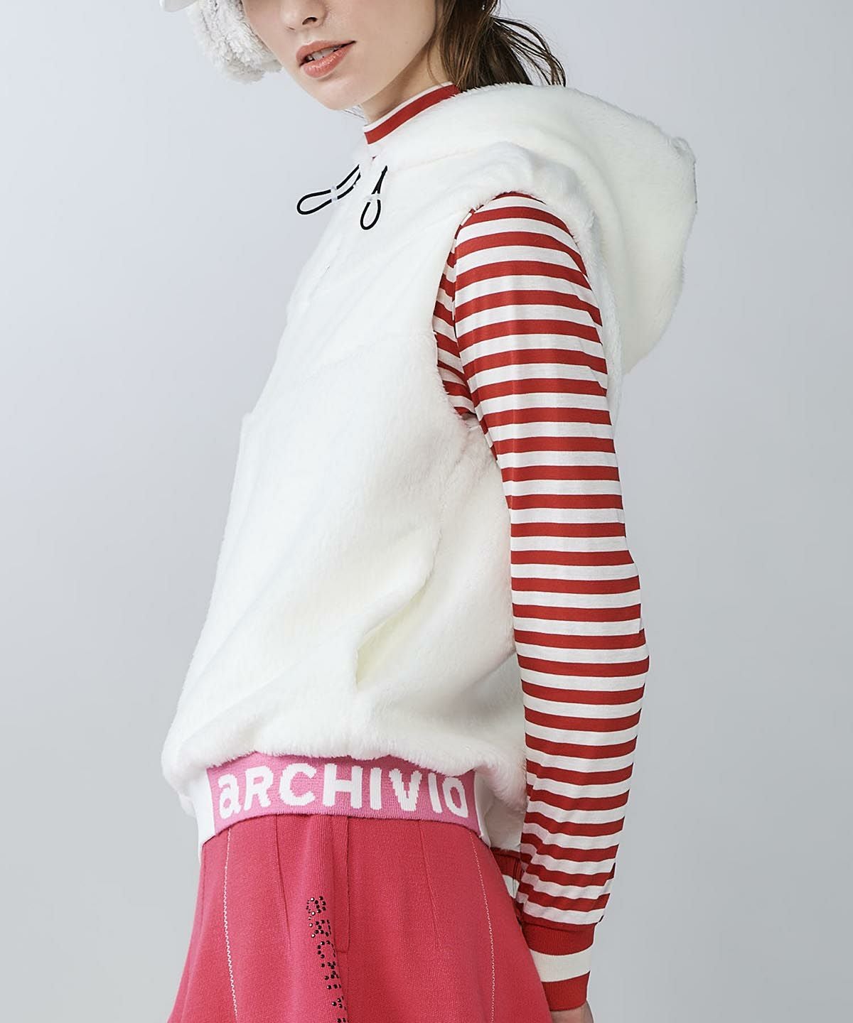 モデル着用画像(ホワイト)