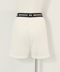 保温素材ペチパンツ(ホワイト)後ろ