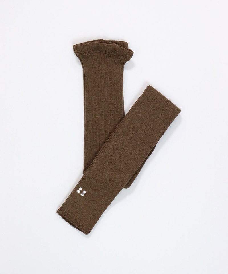 ワンポイントリブレギンス（ブラウン）