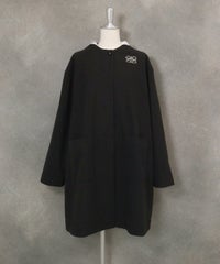 ウールライク２WAY保温コート（ブラック）