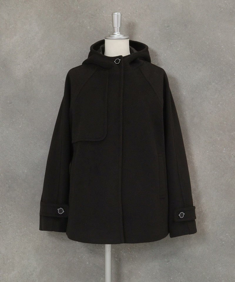 ショートフードコート（ブラック）