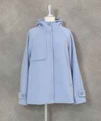 ショートフードコート（ライトブルー）