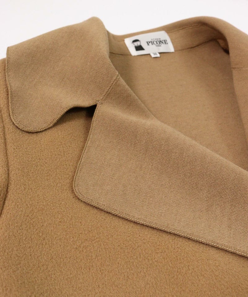 襟元部分（キャメル）